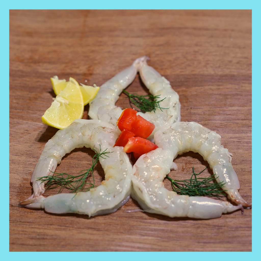 1 KG Large Peeled Prawns (Frozen)